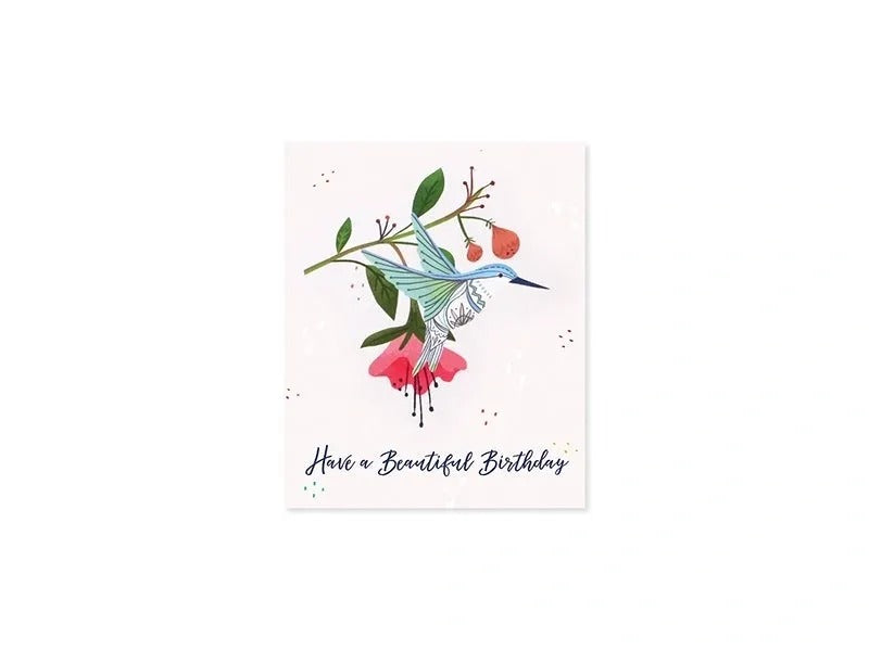 Hummingbird Birthday 3D Pop Up Greeting Card