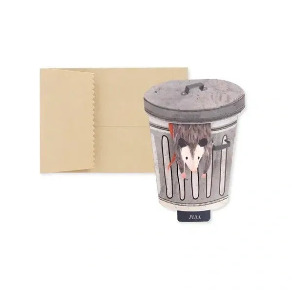 complete trash card sleeves complete trash card sleeves Trash 3D Pop Up Greeting Card outBloom Art