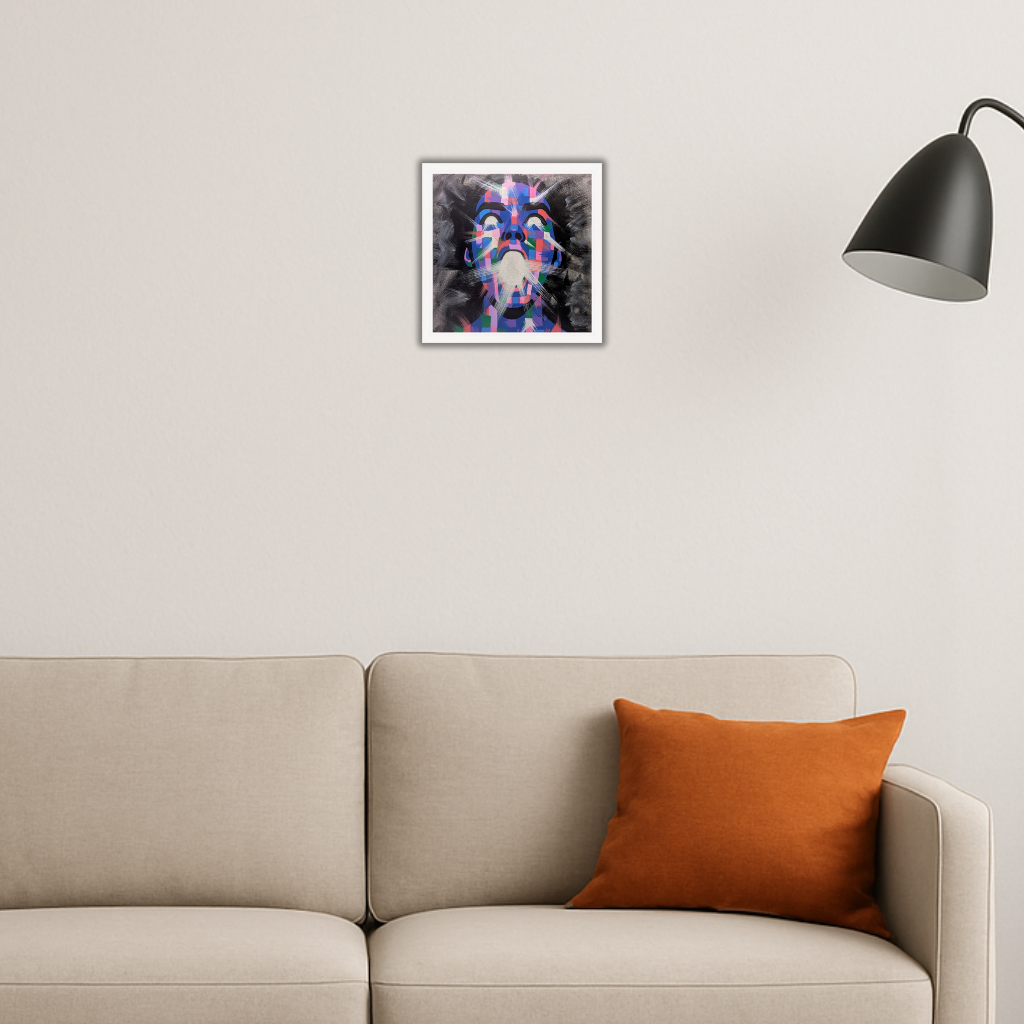 Release - Original Framed Painting (20cm x 20cm) with Greeting Card & Gift Box