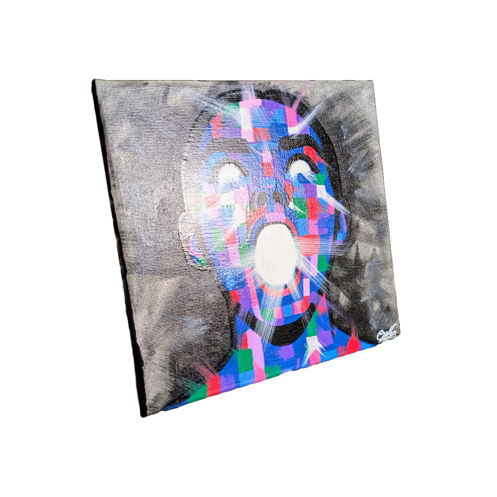 Release - Original Framed Painting (20cm x 20cm) with Greeting Card & Gift Box