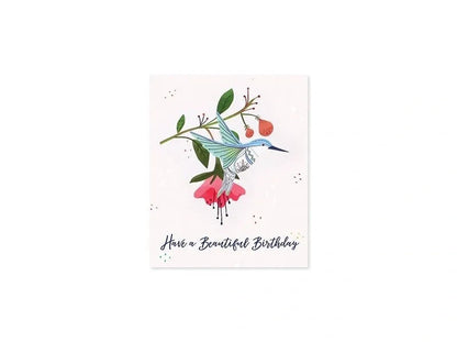 Hummingbird Birthday 3D Pop Up Greeting Card